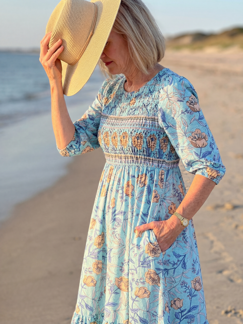 Patsy | Meadow Gather Midi Dress