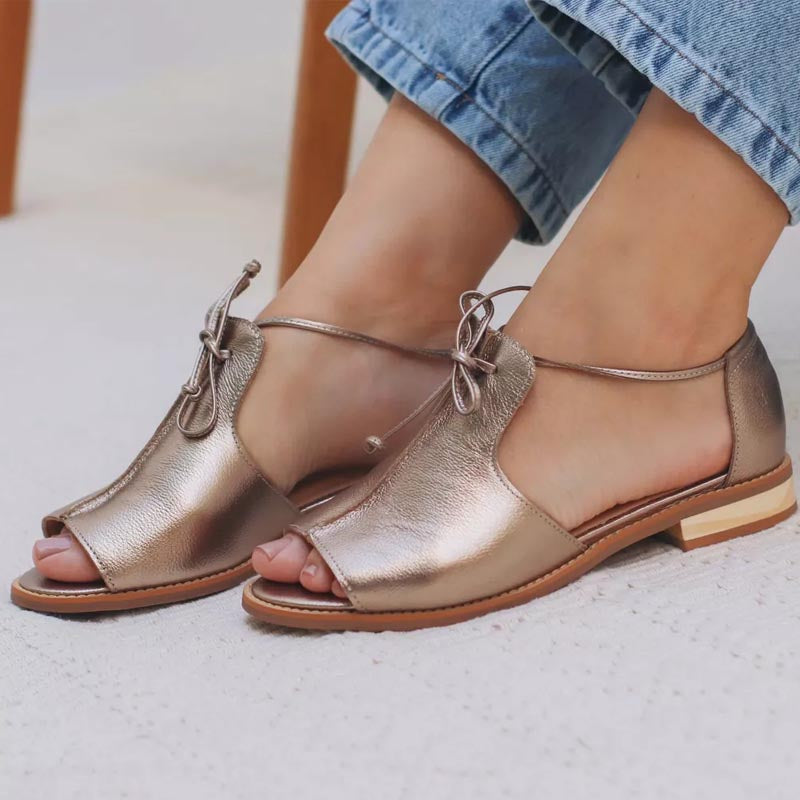 Leah | Strap-Style Leather Sandals