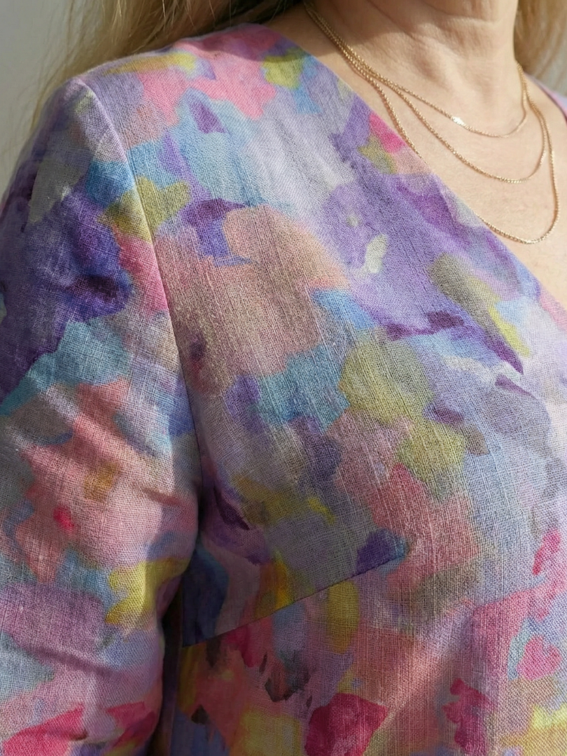 Posy | Abstract Floral Midi Dress