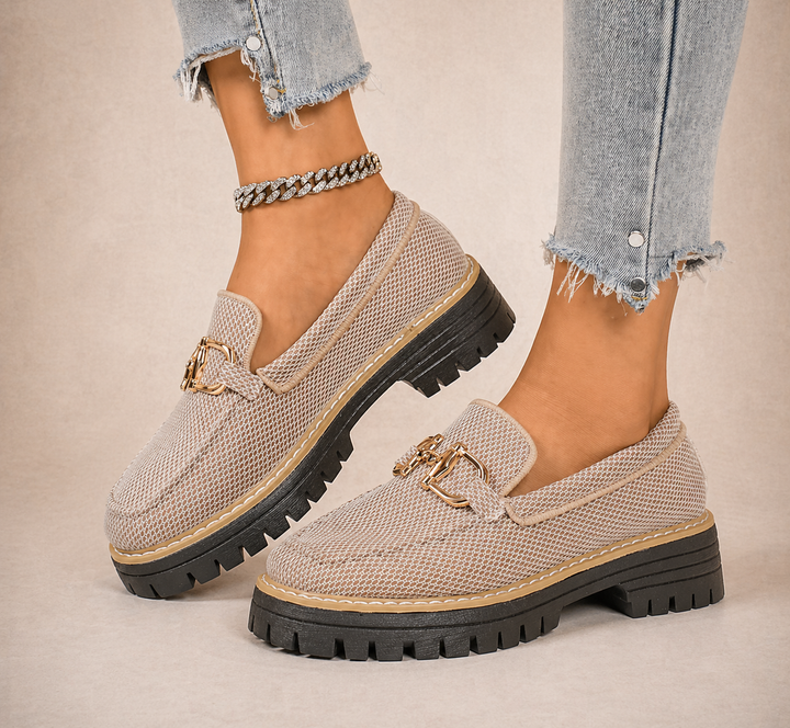 Iona | Breathable Mesh Loafers with Thick Cushioned Soles