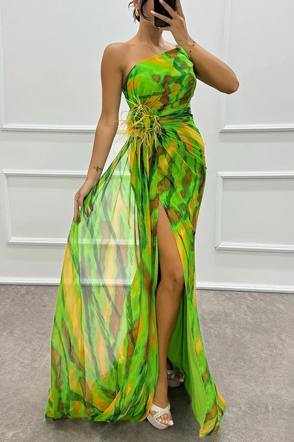 Ivy | Vibrant Draped Dress