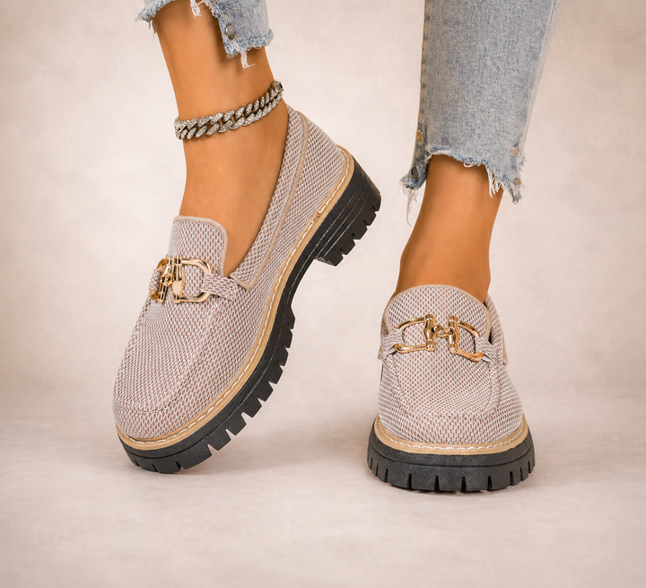Iona | Breathable Mesh Loafers with Thick Cushioned Soles