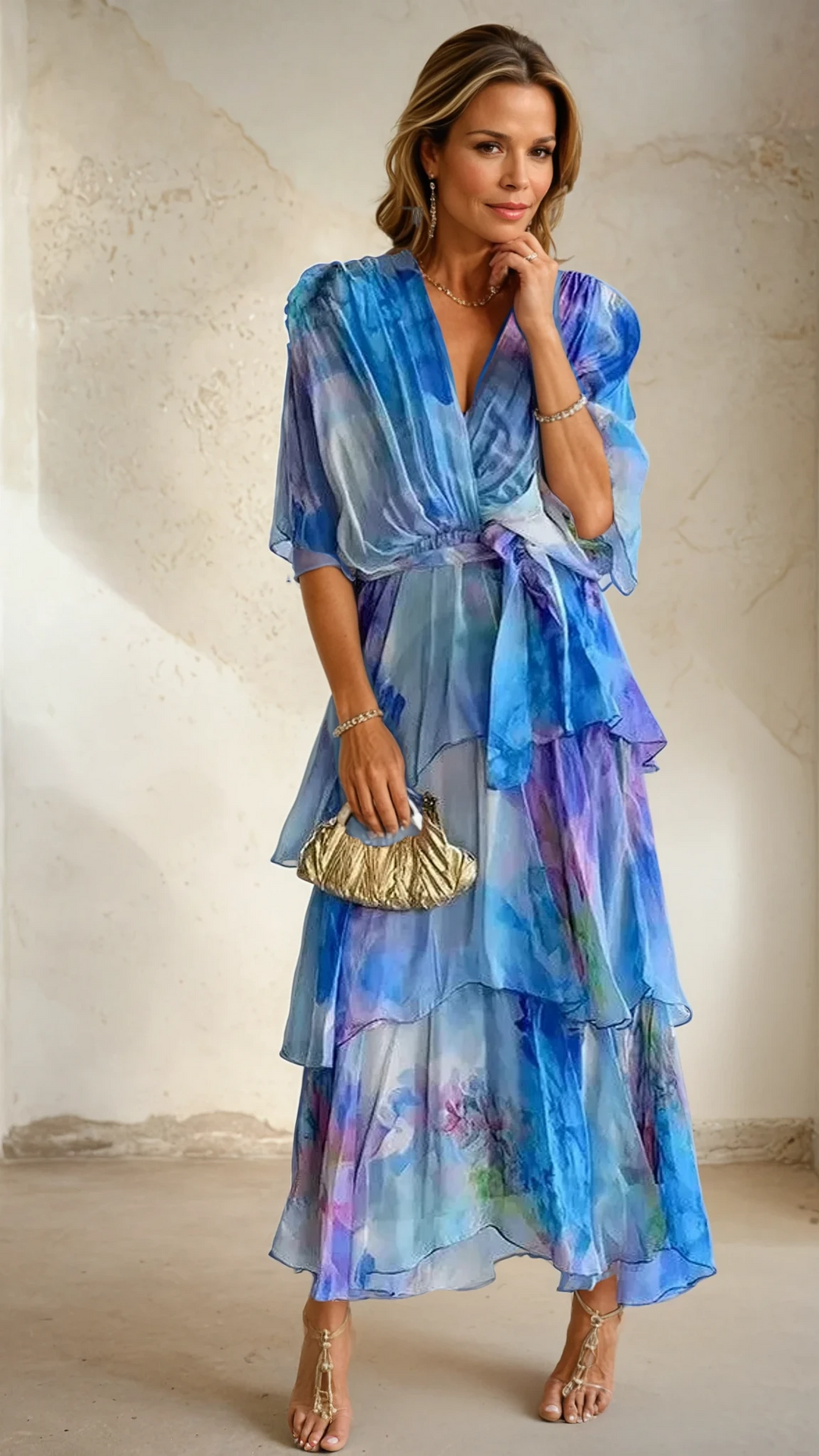 Norma | Layered Floral Sun Dress