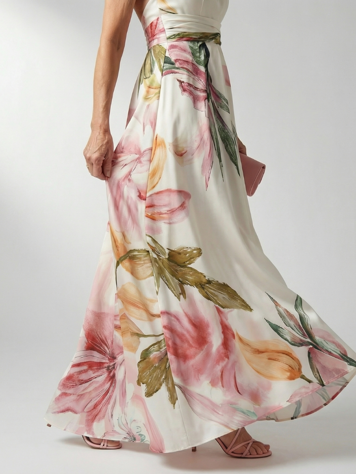 Perrine | Light Floral Maxi Dress