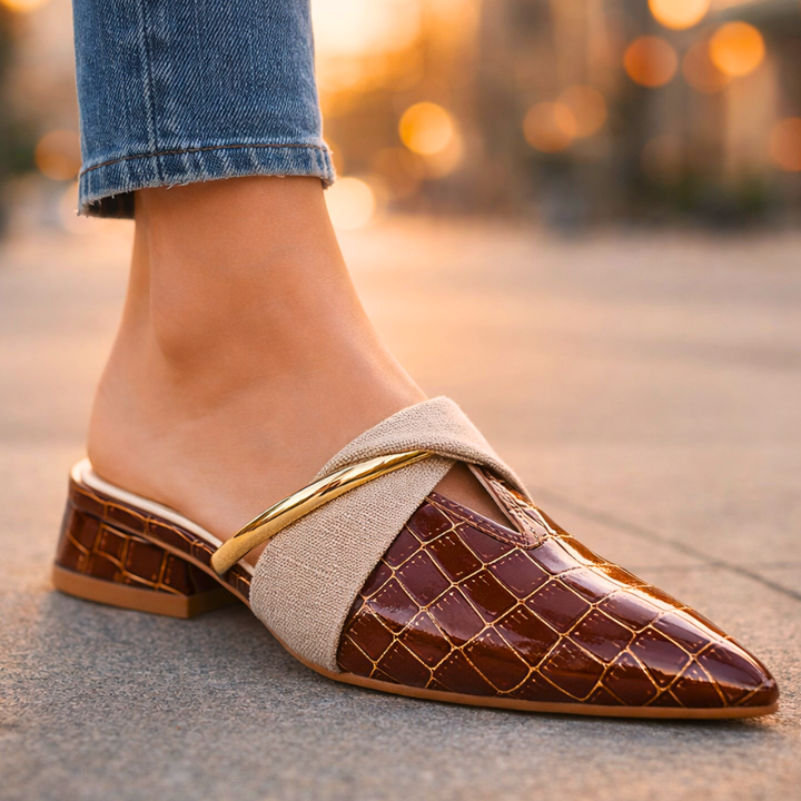 Luella | Gator Slip-Ons