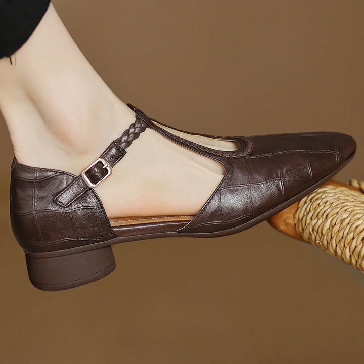 Niamh | Leather Mary Janes