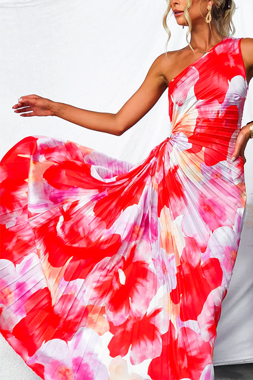 Sue | Vibrant Tropical Evening Dress