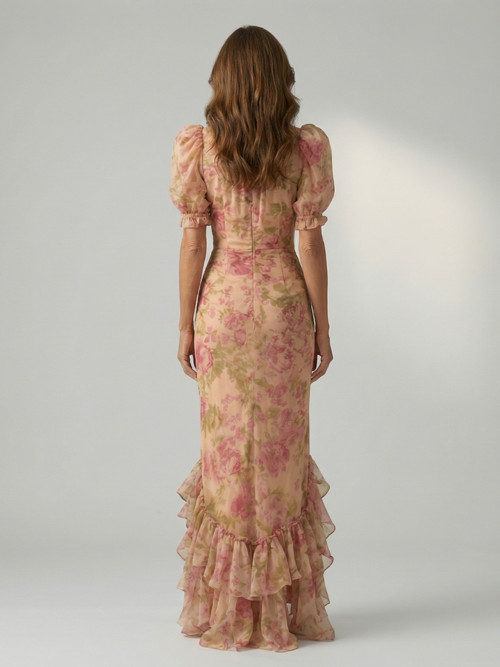 Teresa | Gentle High Neck Maxi Dress