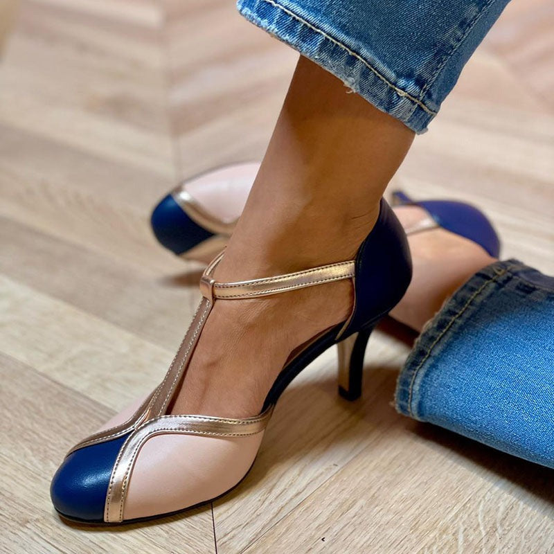 Miranda | All-Day Comfort T-Strap Heels