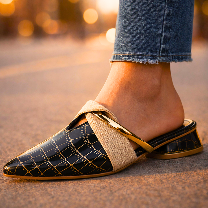 Luella | Gator Slip-Ons