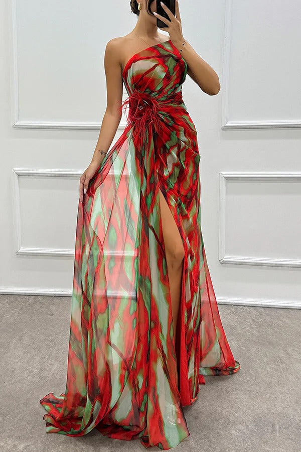 Monica | Vibrant Draped Dress