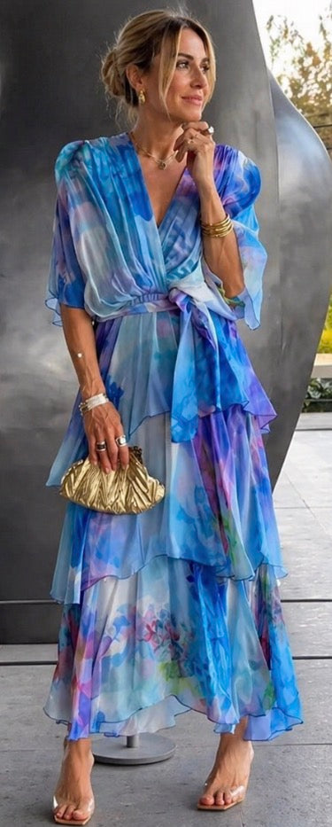 Norma | Layered Floral Sun Dress