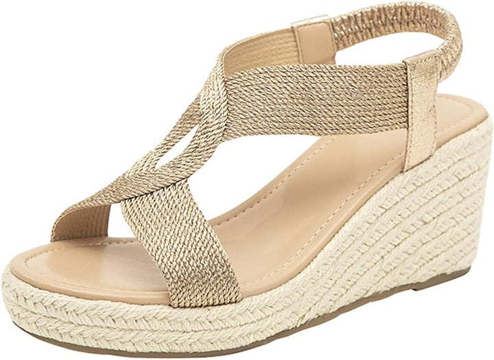 Briony | Braided Wedge Summer Sandals