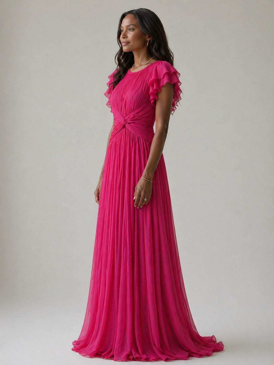 Kaye | Pleated Evening Dress