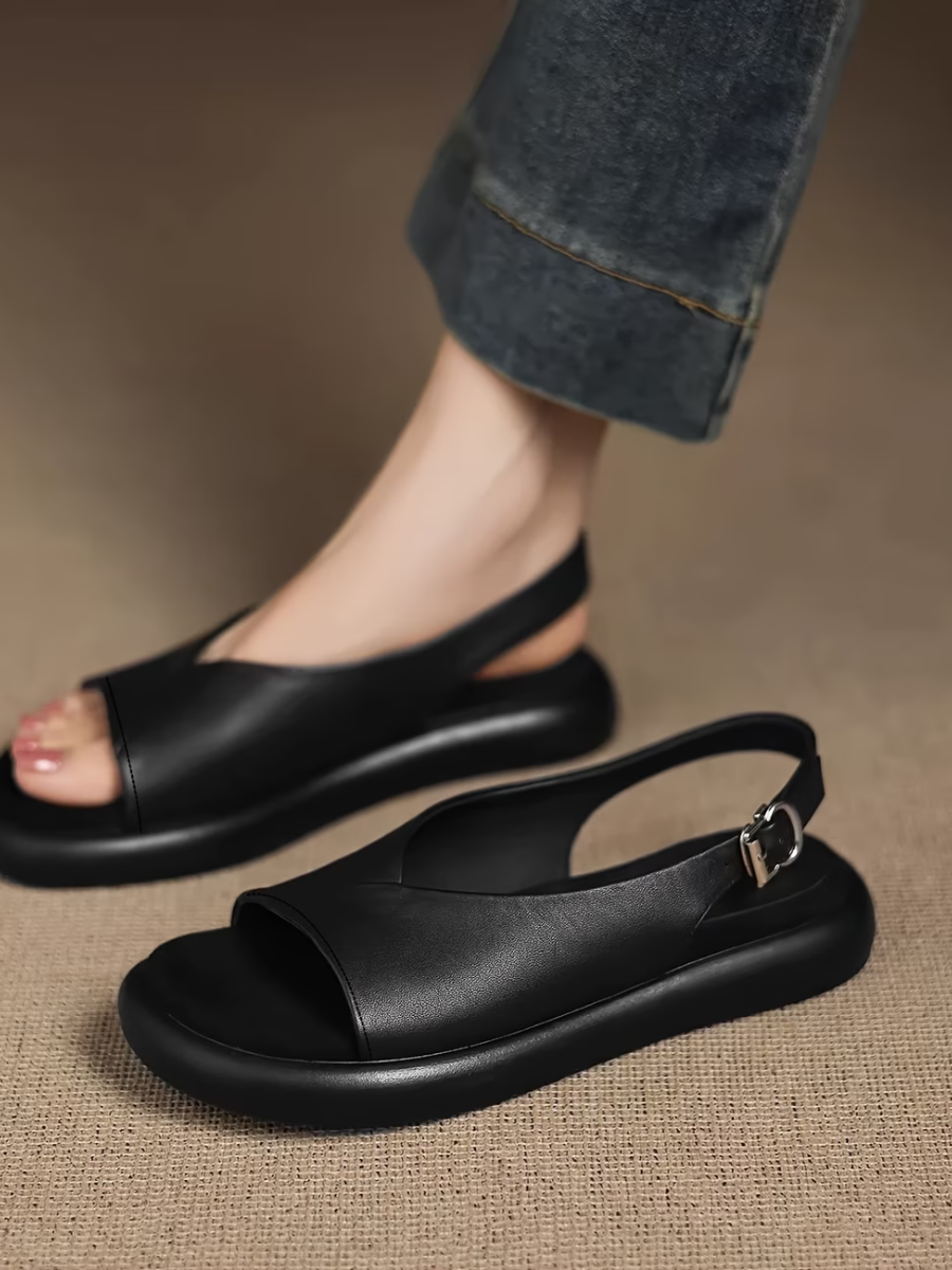 Donatella | Flexible Daily Wear Leather Sandals