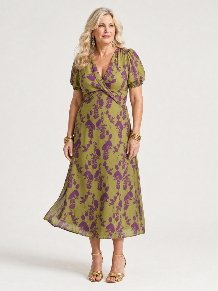 Arlene | Relaxed Floral Midi Dress