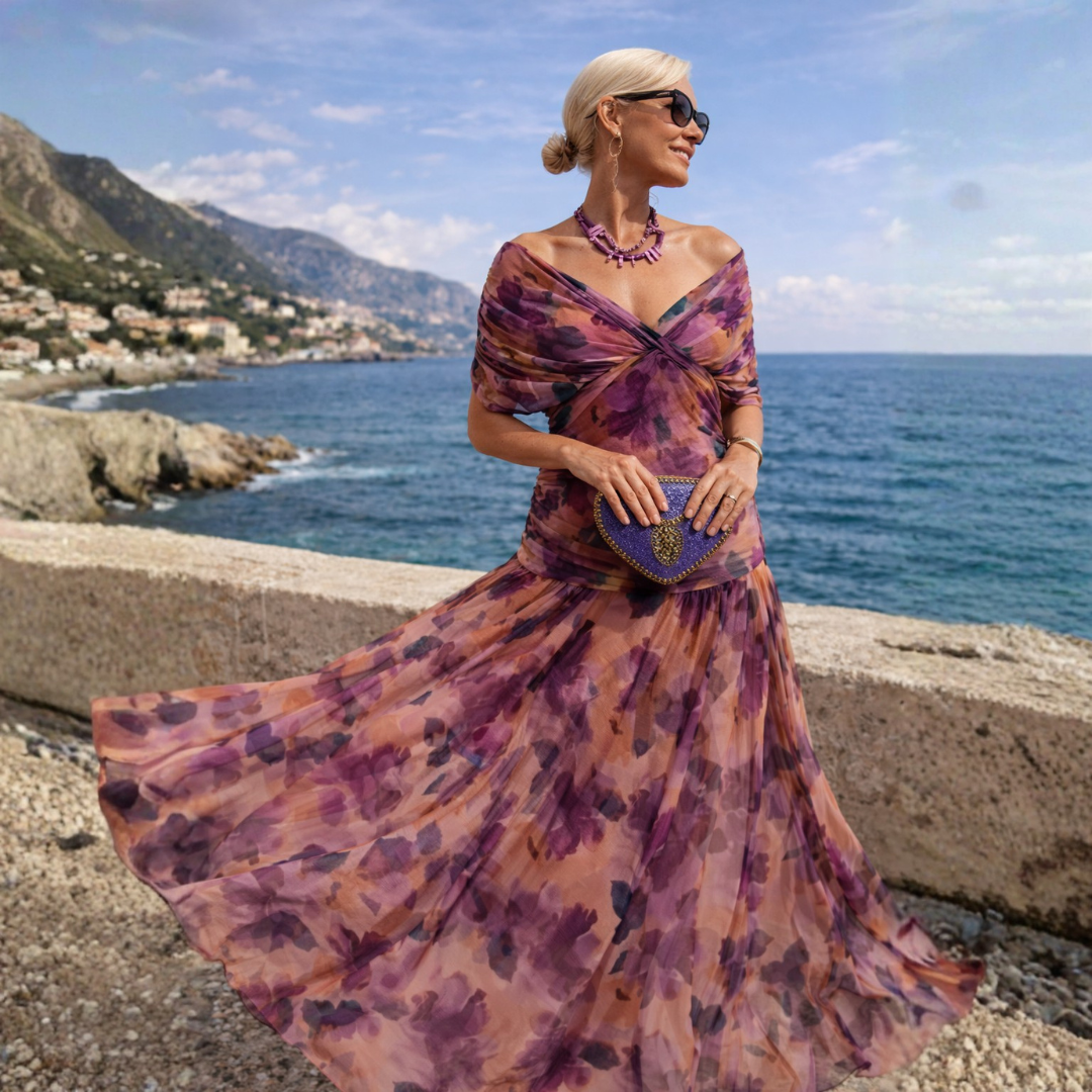 Leanne | Off-Shoulder Maxi Dres