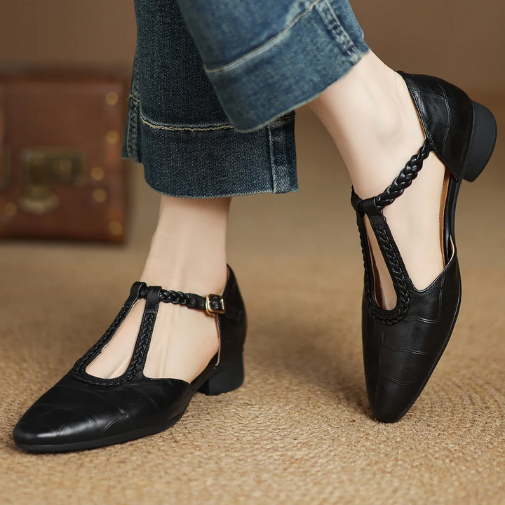 Niamh | Leather Mary Janes