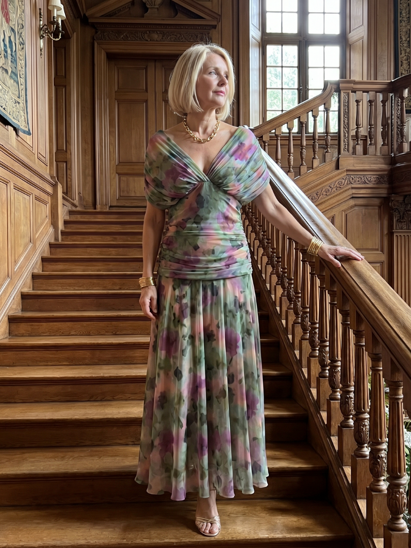 Jillian | Flow Midi Dress