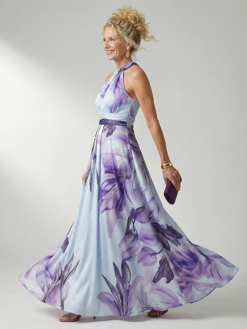 Perrine | Light Floral Maxi Dress