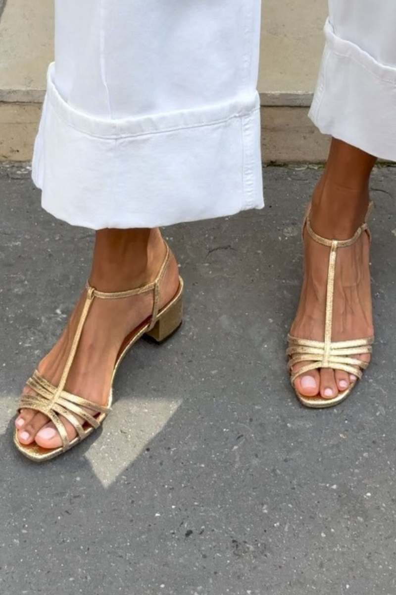 Paloma | Golden Sandals Everyday Elegance