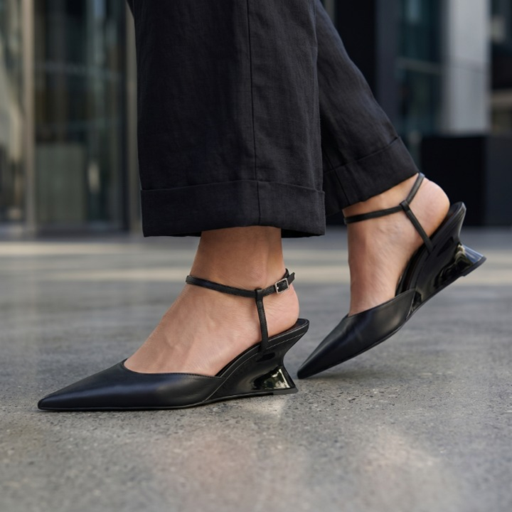 Delphine | Comfortable Slingback Heels