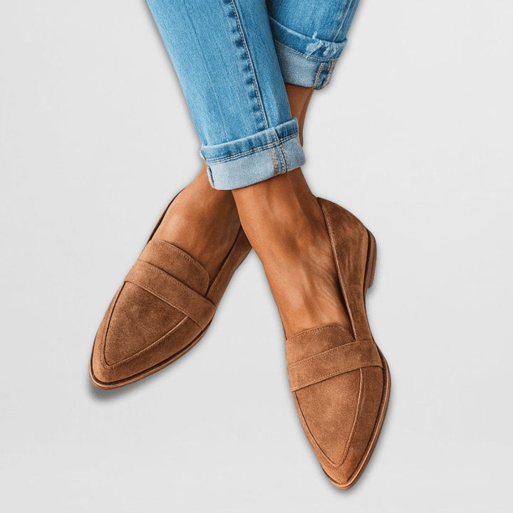 Carys | Orthopaedic Soft Suede Loafers