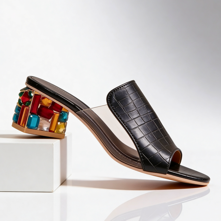 Willa | Jewel Heel Slides
