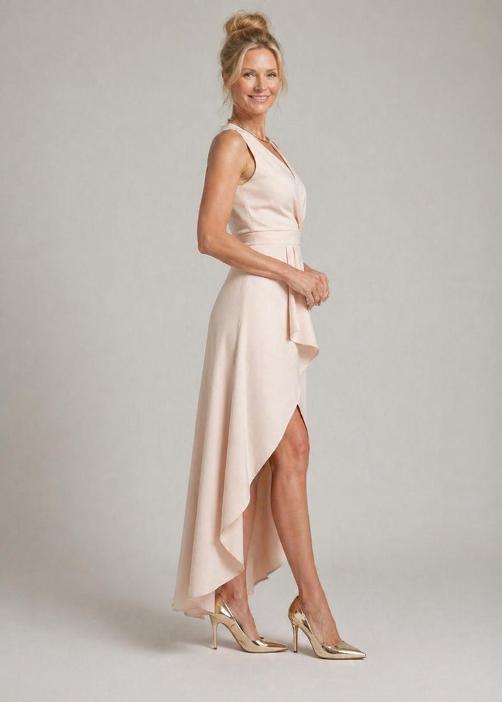 Hazel | Midi Wrap Dress with V-Neck