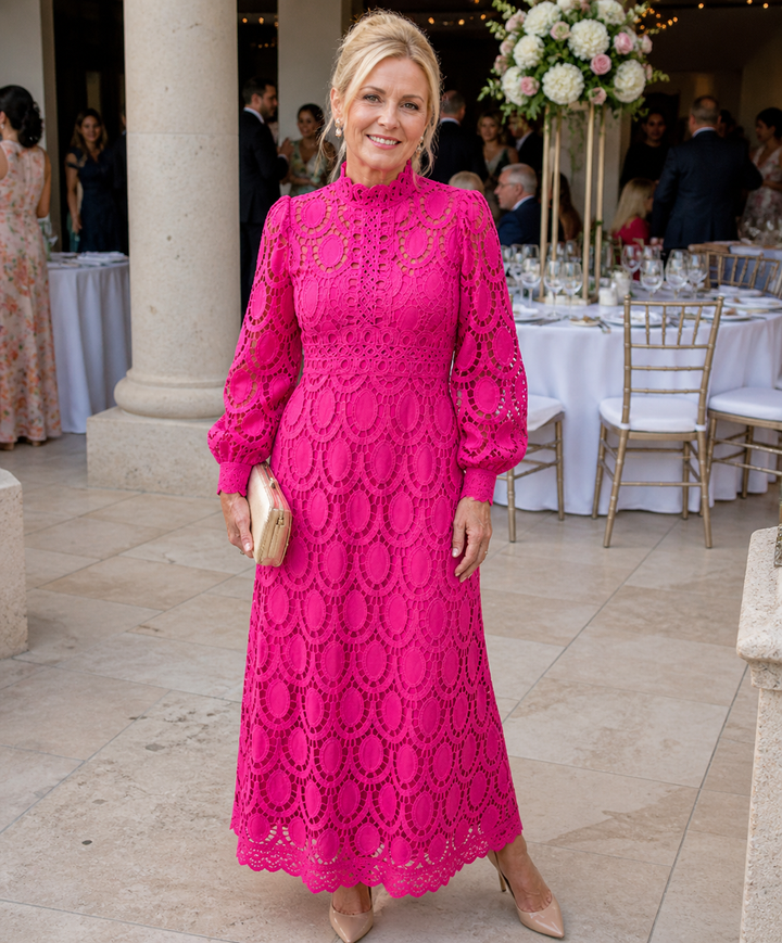 Poppy | Lace Midi Dress