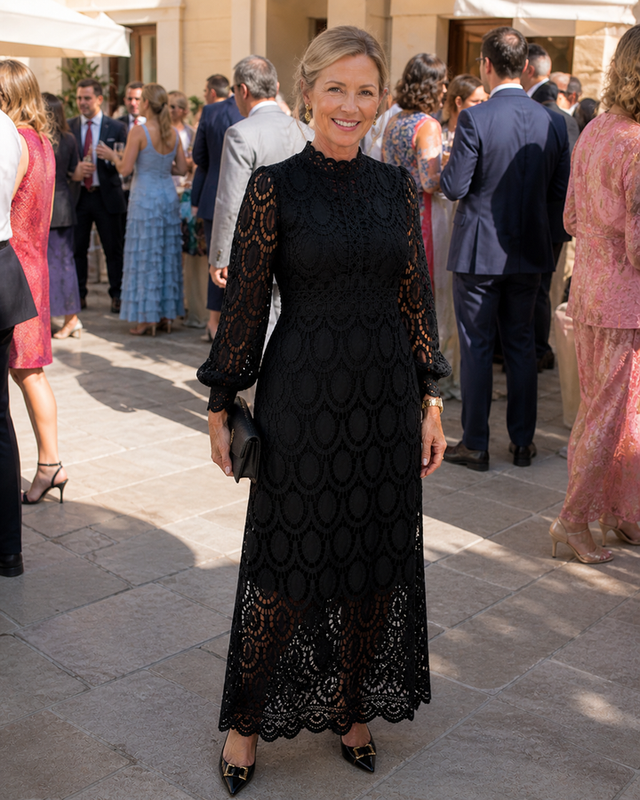 Poppy | Lace Midi Dress