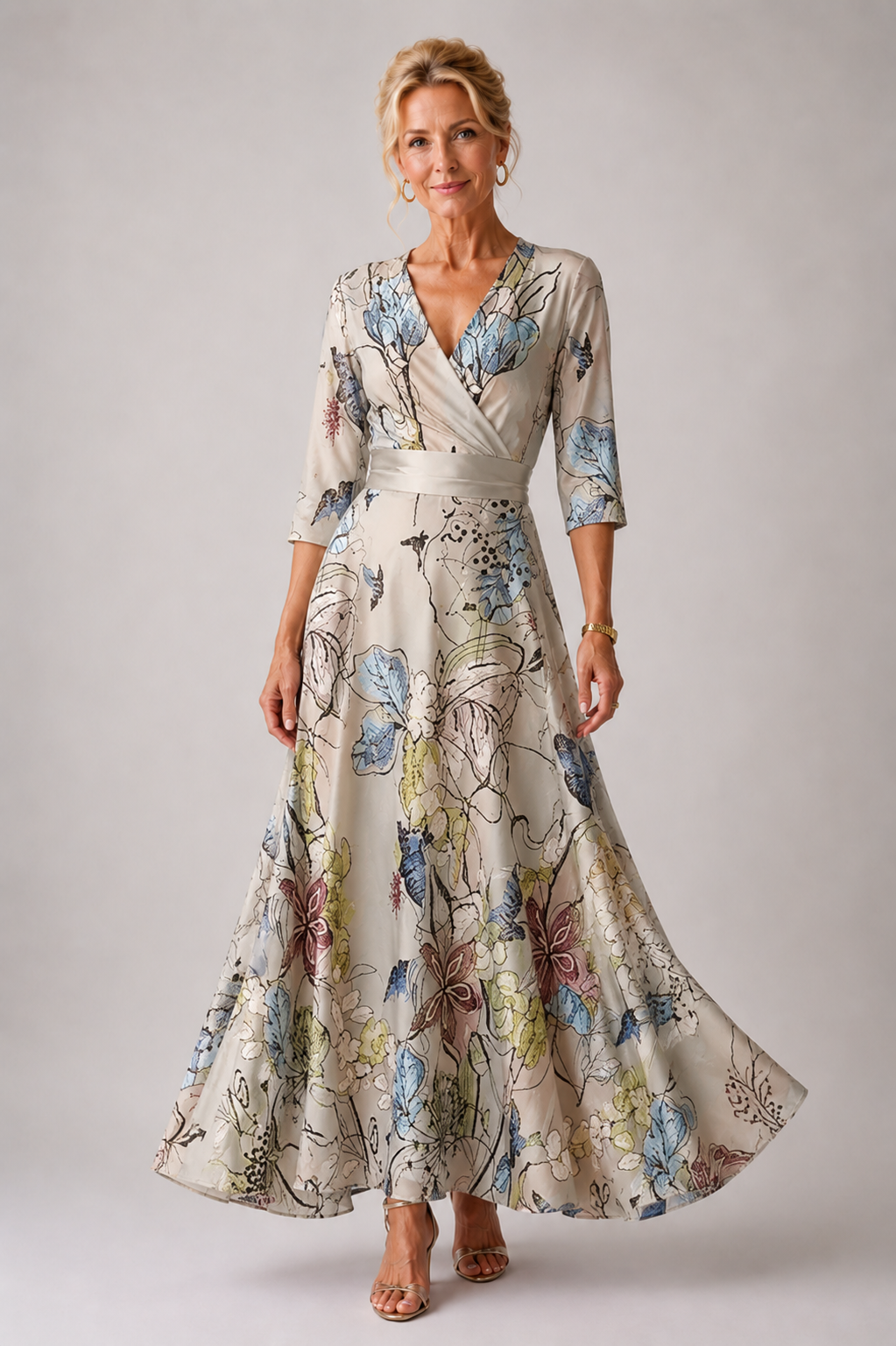 Judy | Chic Dress with Floral Print