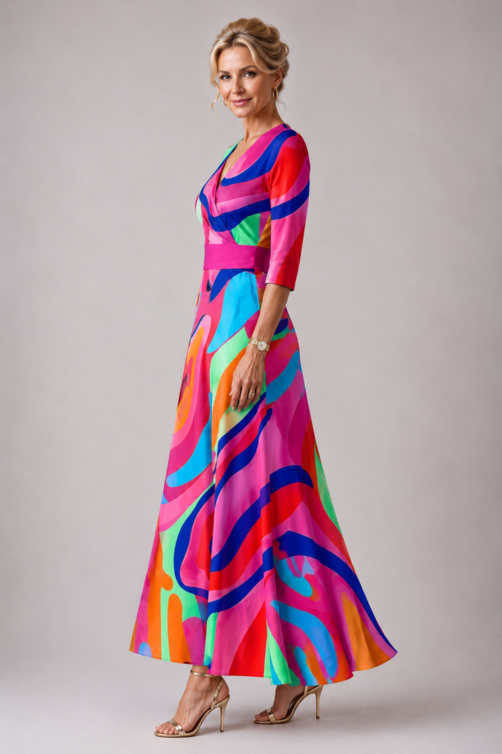 Indie | Comfortable dress for every day with V-neck