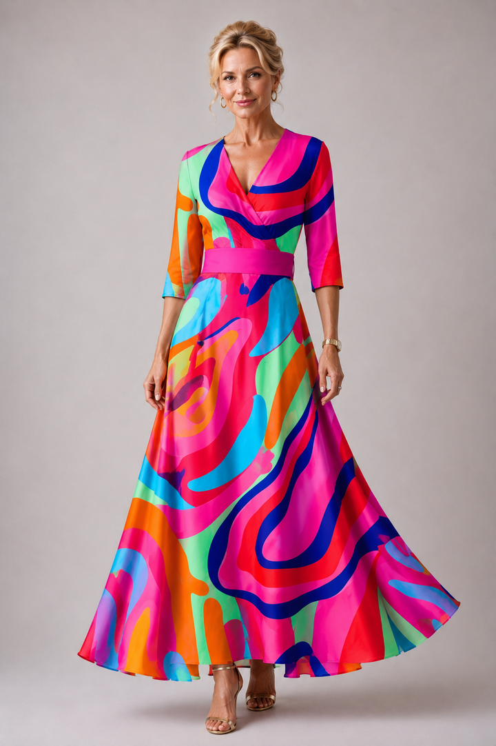 Bernadette | Comfortable dress for every day with V-neck