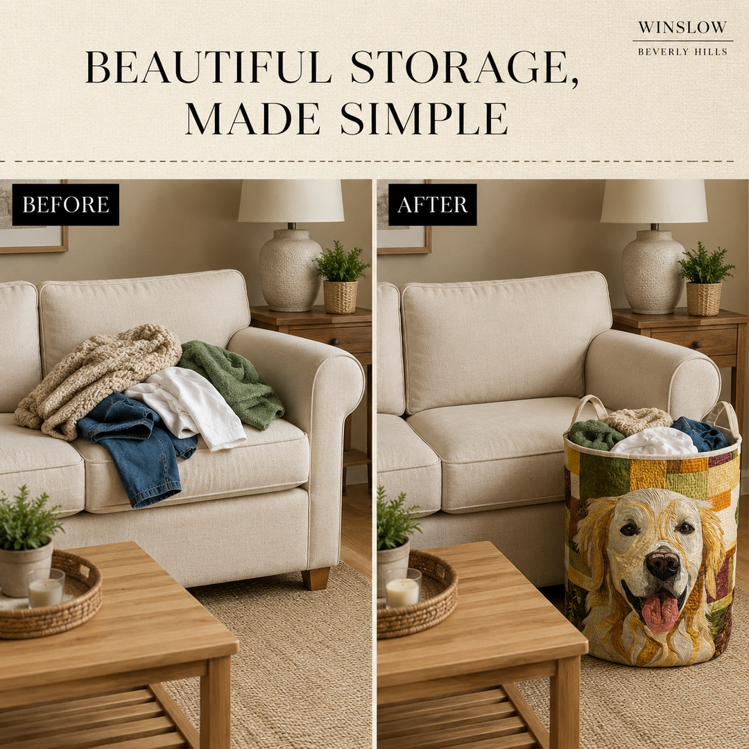 Ruby | Quilted Storage Basket