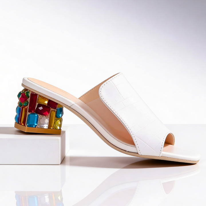 Willa | Jewel Heel Slides