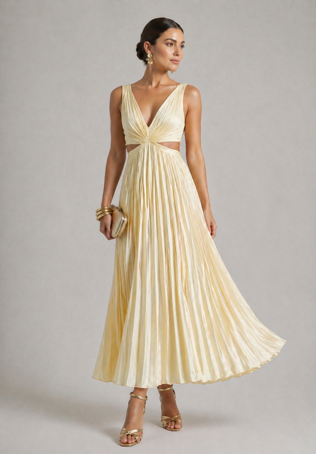 Carmel | Radiant Twist Dress