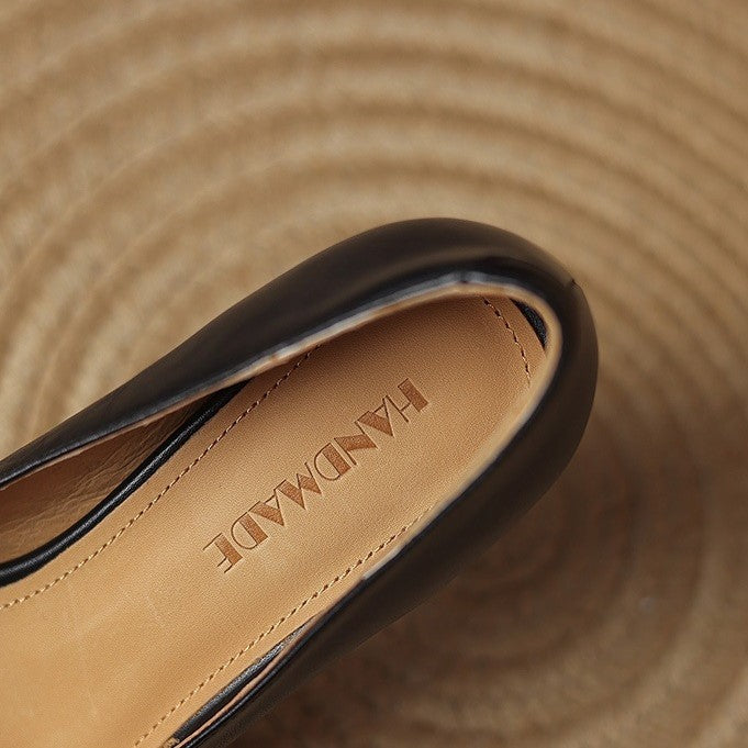 Sasha | Leather Square Pumps