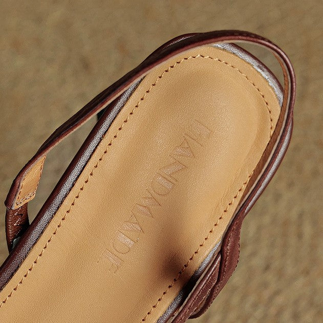 Cosette | Leather Slingback Pumps