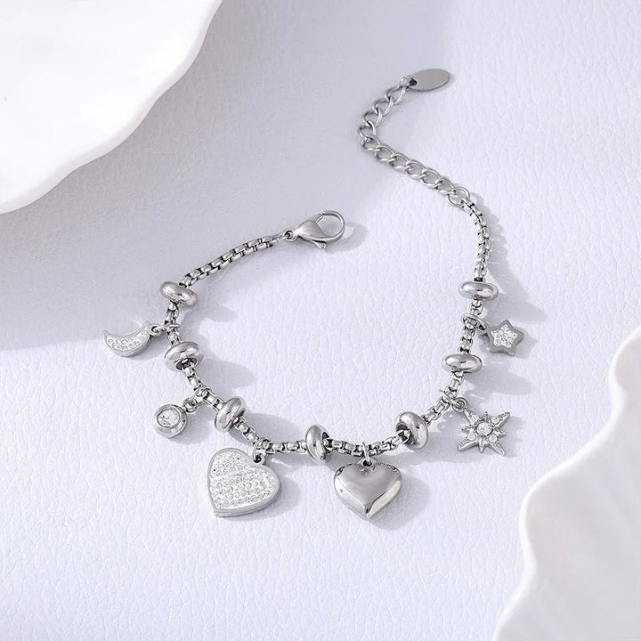 Gabby | Zircon Charm Bracelet