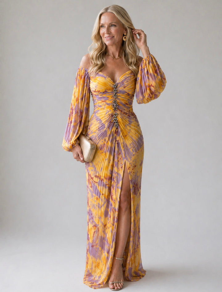 June | Elegant Dress with V-Neck