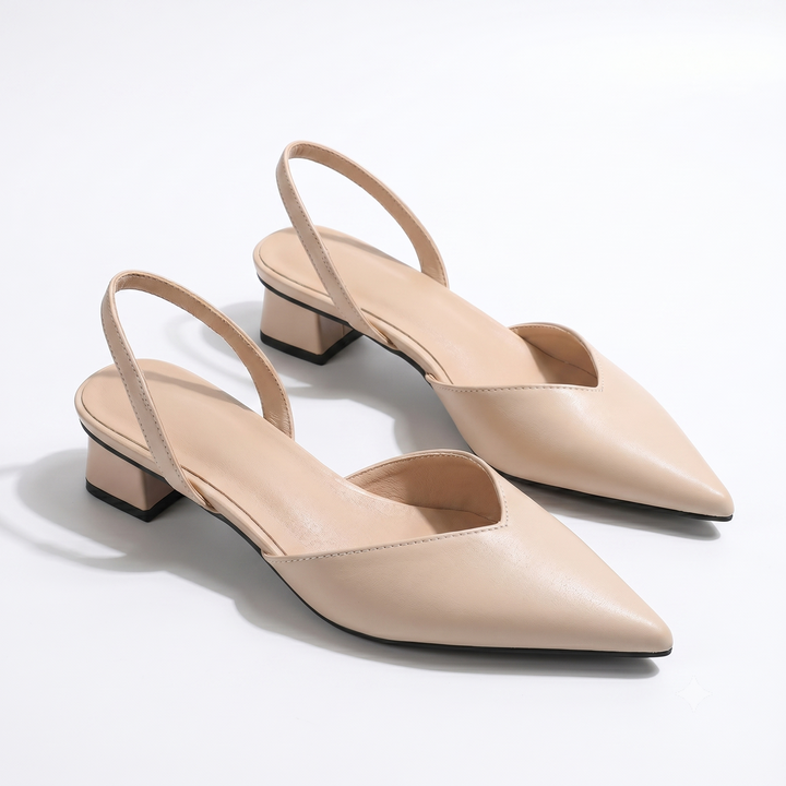 Trina | Low Block Heel Slingbacks