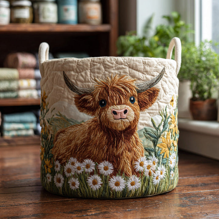 Bessie | Quilted Storage Basket