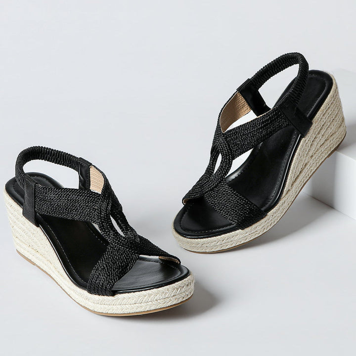 Briony | Braided Wedge Summer Sandals