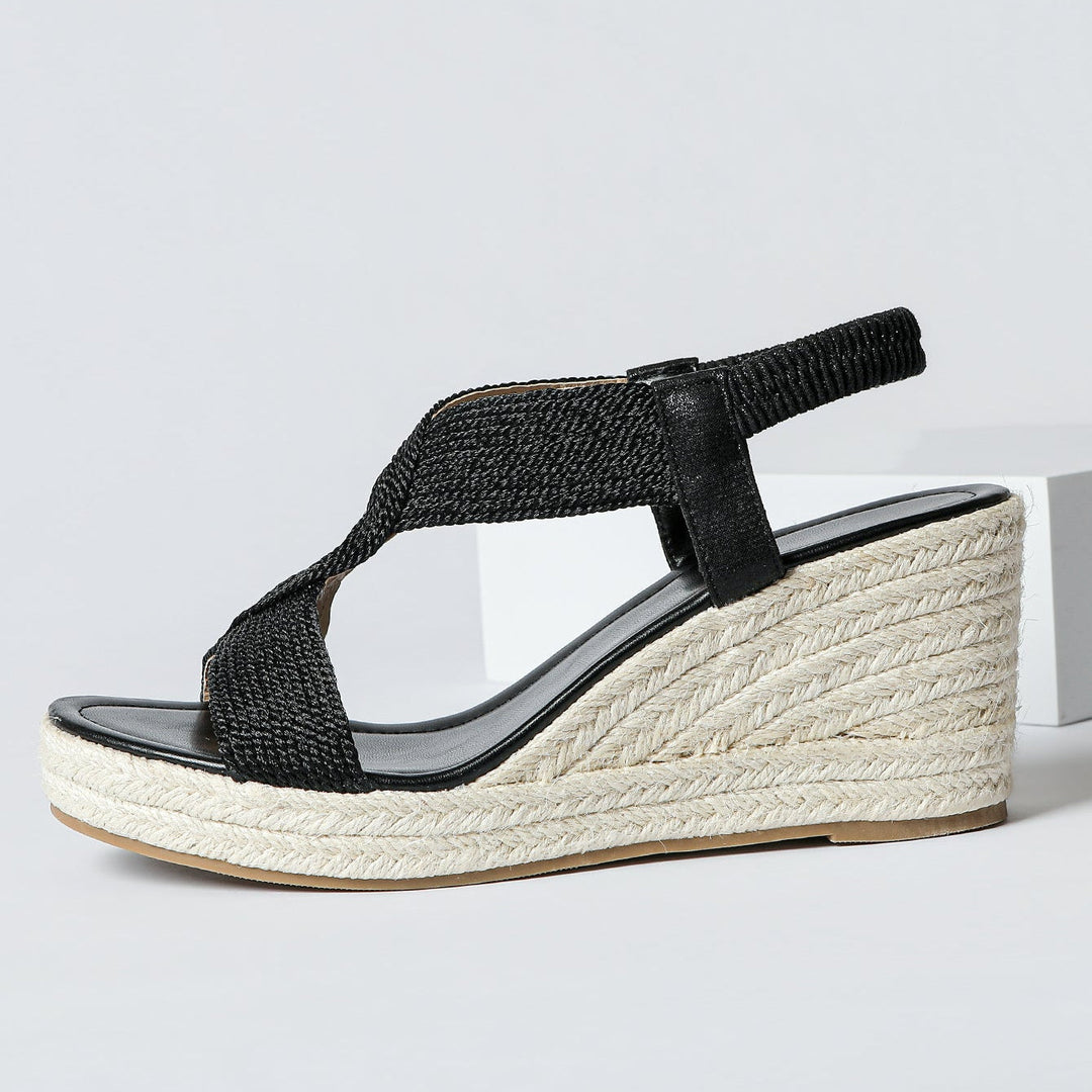 Briony | Braided Wedge Summer Sandals
