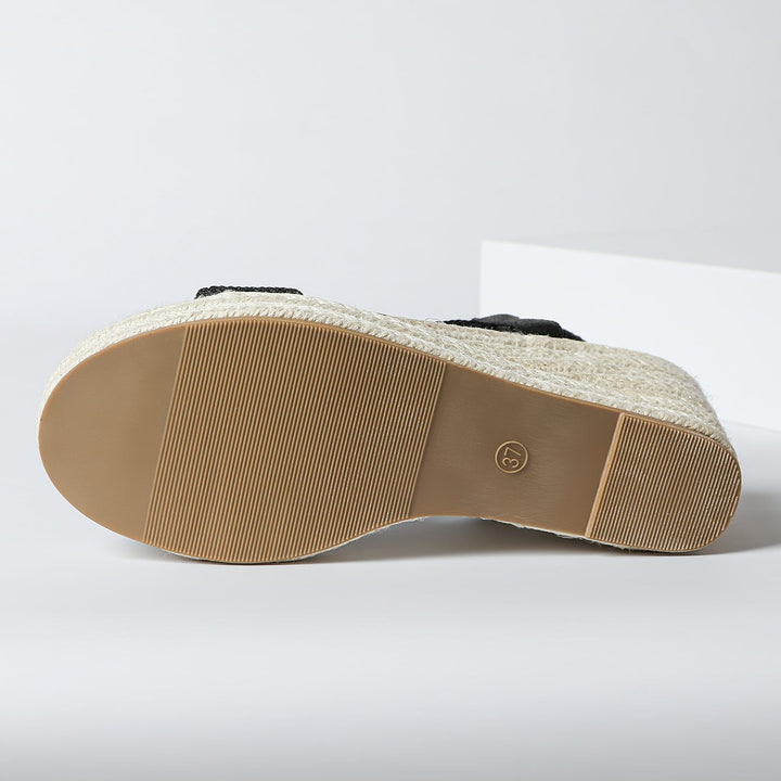 Briony | Braided Wedge Summer Sandals