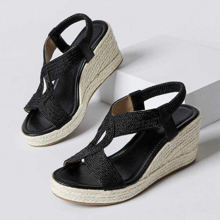Briony | Braided Wedge Summer Sandals