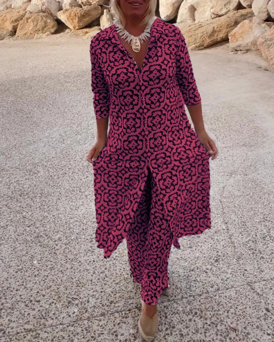 Ella | Button-Up Two-Piece Set