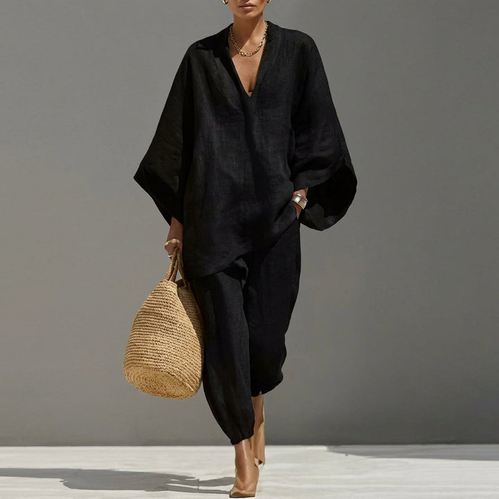 Rosalind | Casual Two-Piece Set with V-Neck for Women