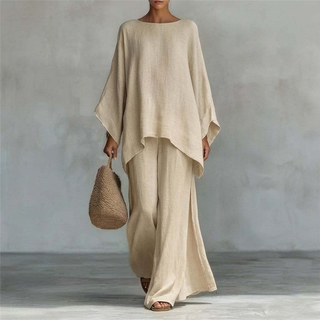 Mirabel | Two-Piece Set with Long Sleeves and Loose Pants